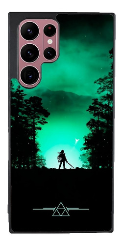 Funda Para Galaxy Legend Of Zelda Verde Negro Arboles Bosque