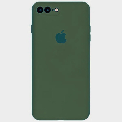 Capa Capinha Compatível Com iPhone 7 Plus / 8 Plus Silicone