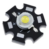 Led Smd 3w 10000k Blanco Frío Con Disipador Acuario Pecera