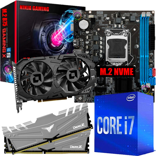 Kit Upgrade Placa Video 8gb / Intel I7 / Placa Mãe / 16g Ram