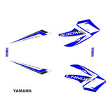 Kit Adesivo Protetor 3 M 4 Lander Xtz 250 2009 Yamaha Azul