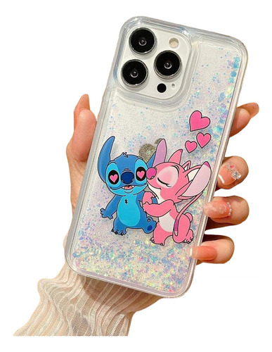 Case Pecera Stitch + Mica Cristal Para Oppo A77 / A57