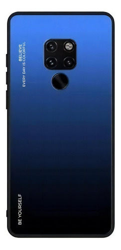Funda Para Xiaomi Mi 8 Lite M1808d2tg Con Cristal Templado Color Azul-negro