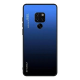 Funda Para Xiaomi Mi 8 Lite M1808d2tg Con Cristal Templado Color Azul-negro