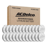 Acdelco Cr2032 - Batera De Celda De Moneda De Litio De 3 V,