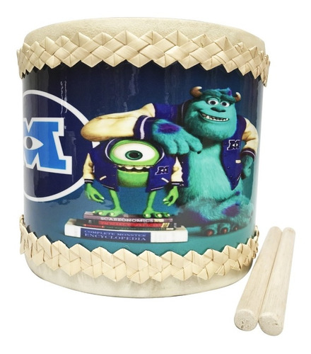 Instrumento Musical Tambor Personalizado Monsters University