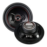 Audiopipe Redline 6.5 "3 Vías 5 Oz Imán Altavoz De Co.