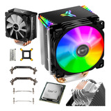 Radiador Pc Ventilador 4 Tubos Disipador Rgb Para Inter Amd 