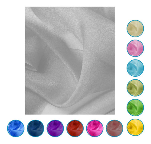 Organza Cristal Tramo De 5 Metros Ancho 150 Cm | Meses sin interés