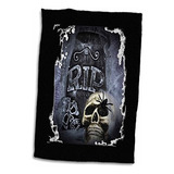 3d Rose Grave Marker Diseño De Calavera De Halloween Tw