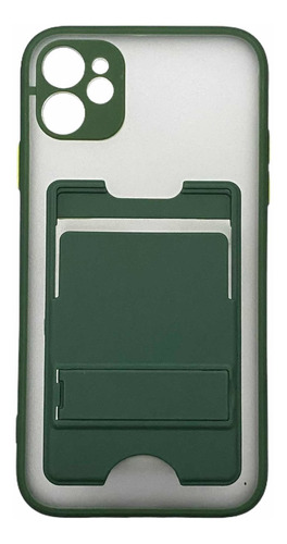 Capa Capinha Case P/ iPhone 8 Xs Xr 11 12 Porta Cartão Apoio