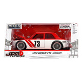 Jada 1:24 1973 Datsun 510 Rojo Widebody Jdm Tuners Clásico 