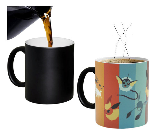 Taza Mágica Eevee Evoluciones - Pokemon