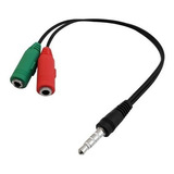 Cable Adaptador Miniplug Para Ps4 Celular A Mic Y Auricular 