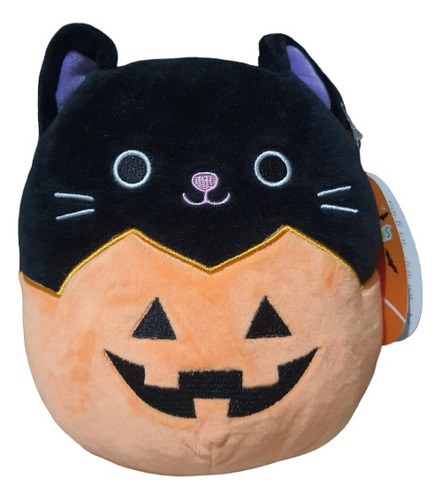 Peluche Gatito Gato Negro Calabaza Autumn Squishmallows 