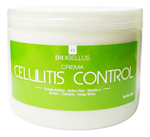 Crema Celulitis Control X 500 Gr Centella Asiatica Biobellus