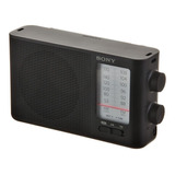 Radio Sony Icf-19 Am Fm Portatil Funciona C/3 Pilas D Correa