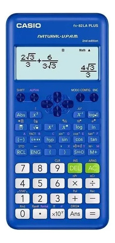 Calculadora Científica Casio Fx-82la Plus-2 252 Funciones