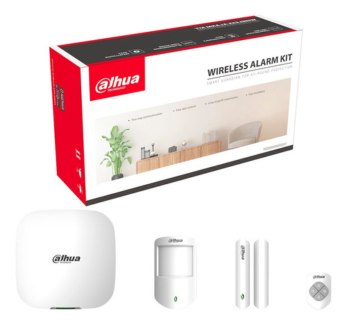 Kit Alarma Inalambrica 2 Sim Wifi Dahua Art-arc3000h-03-fw2