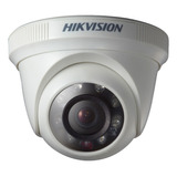 Câmera De Segurança Hikvision Ds-2ce56c0t-irpf Com Resolução De 1mp Visão Nocturna Incluída Branca