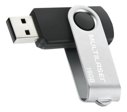 Pendrive Twist Preto 16gb - 10 Anos De Garantia!