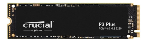 Ssd Gamer Crucial P3 Plus 500gb Nvme M.2 2280 4,700mb/s