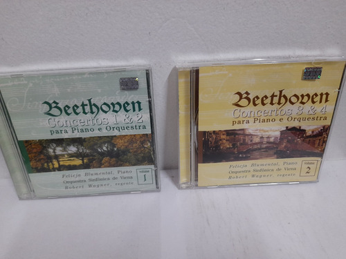 Cd Beethoven Concertos 1,2,3 E 4 Para Piano E Orquestra