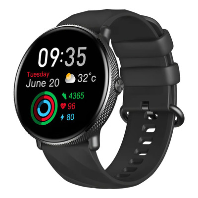 Reloj Inteligente Zeblaze Gtr 3 Pro Para Mujer, Llamadas De Voz, Acero Inoxidable 316l, Reloj Inteligente Para Fitness Y Bienestar Amoled, Negro