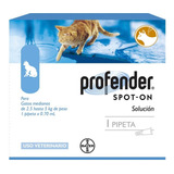 Profender Spot-on Antiparasitario Interno Hasta 5 Kg