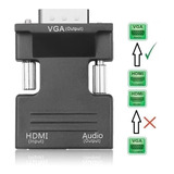 Adaptador Conversor Entr Hdmi X Said Vga Tv Monitor Projetor