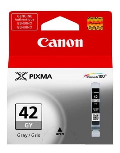 Cartucho De Tinta Canon Cli-42gy 6390b009aa Color Gris