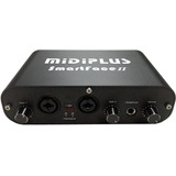 Interfaz De Audio Midiplus Smartface 2 Usb Grabación Estudio Color Negro