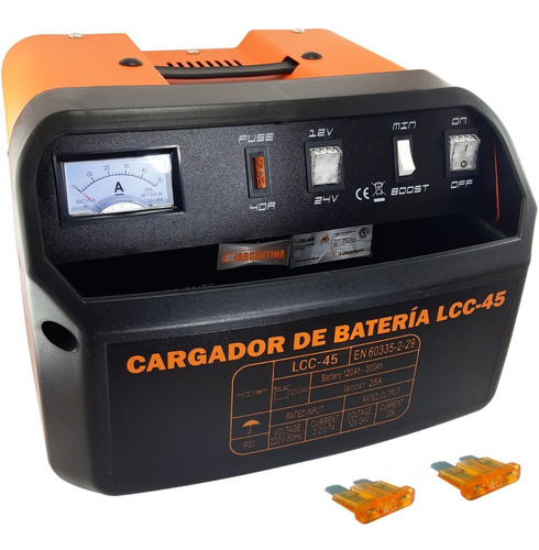 Cargador De Bateria Autos 120-300ah Lusqtoff 30 Amp 12v/24v