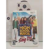 High School Musical Sing It Nintendo Wii Original Ntsc