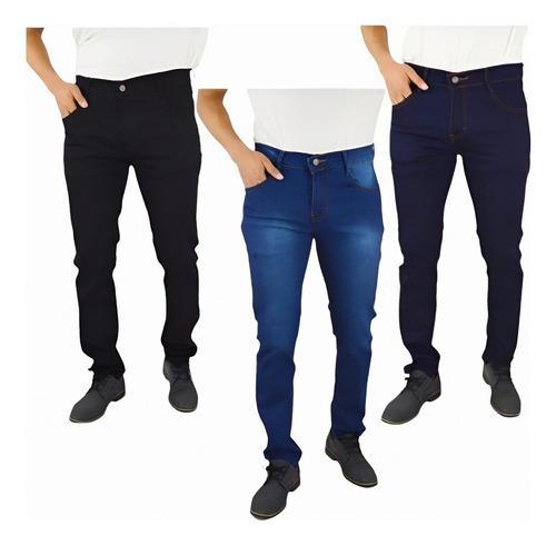 Paquete De 3 Pantalones Para Hombre 511 Jeans Skinny Stretch