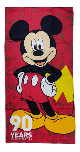 Toalla De Baño Infantil Original Mickey Mouse 100% Algodón 