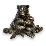 Figura De Oso Familia  Decoracion Murtra De Casa