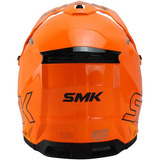 Casco Smk Allterra Naranja Mada620 Cross 