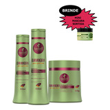  Kit Haskell Bananeira Shamp+cond+masc 500ml + Brinde