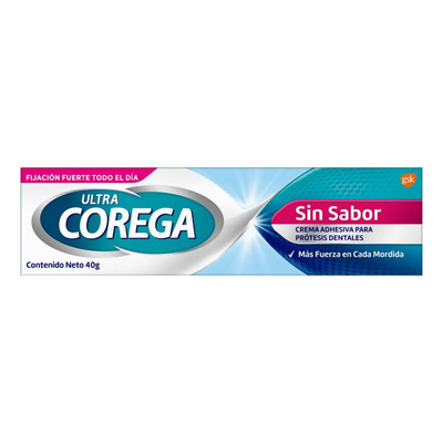 Crema adhesiva para prótesis dental sin sabor 40g Ultra Corega | MercadoLibre