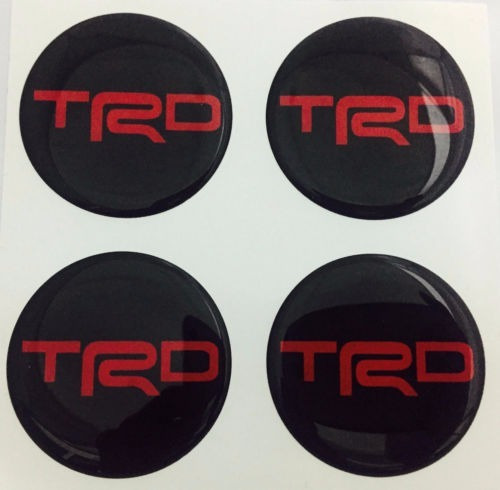 Emblemas Toyota Trd Para Centros De Rin Resinado Foto 3