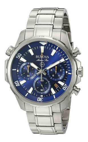 Reloj Bulova Marine Star Cronografo 96b256 Original 