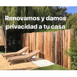 Cercos De Postes.empalizadas De Palos.tene Tu Privacidad.