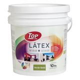 Pintura Latex Lavable Interior Exterior 10 Litros Colores Color Verde Seda