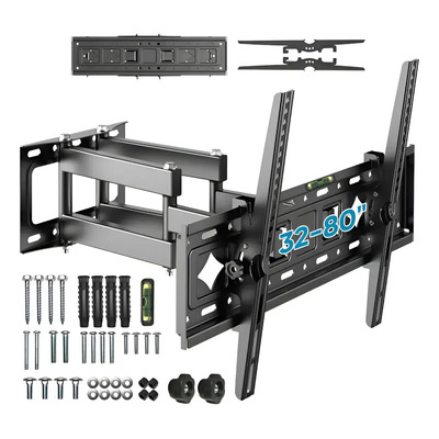 Soporte de Pared Tielopa Articulado para TV y Monitor de 32\