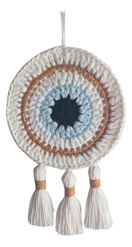 Colgante Decorativo Tejido Crochet Ojo Turco 