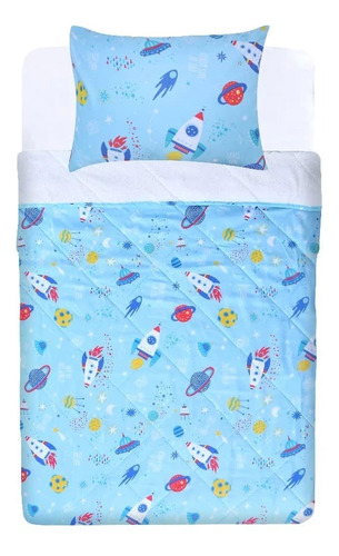 Plumon Infantil 1.5 Plaza Sherpa 180x220cm Termico Niño