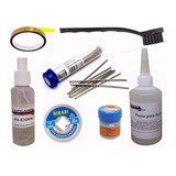 Kit Salva Chip Malha Fluxo Dessolda Solda Kapton Xg50