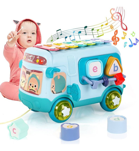Juguete Didactico Musical Bebe Niña Encajable Xilofono  Apre