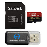 Tarjeta De Memoria Sandisk Extreme Pro 256gb Para Insta360 O